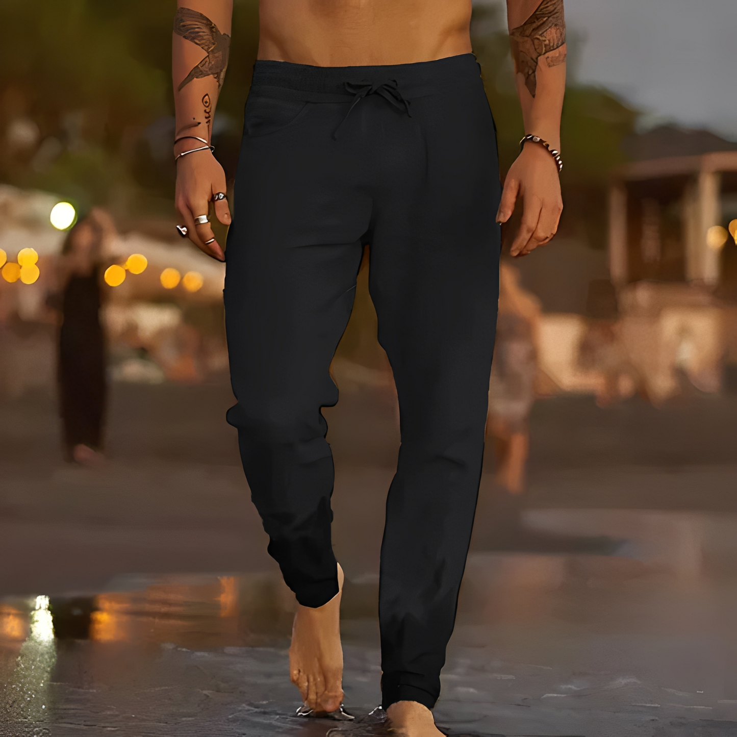 Mike - Timeless Drawstring Pants