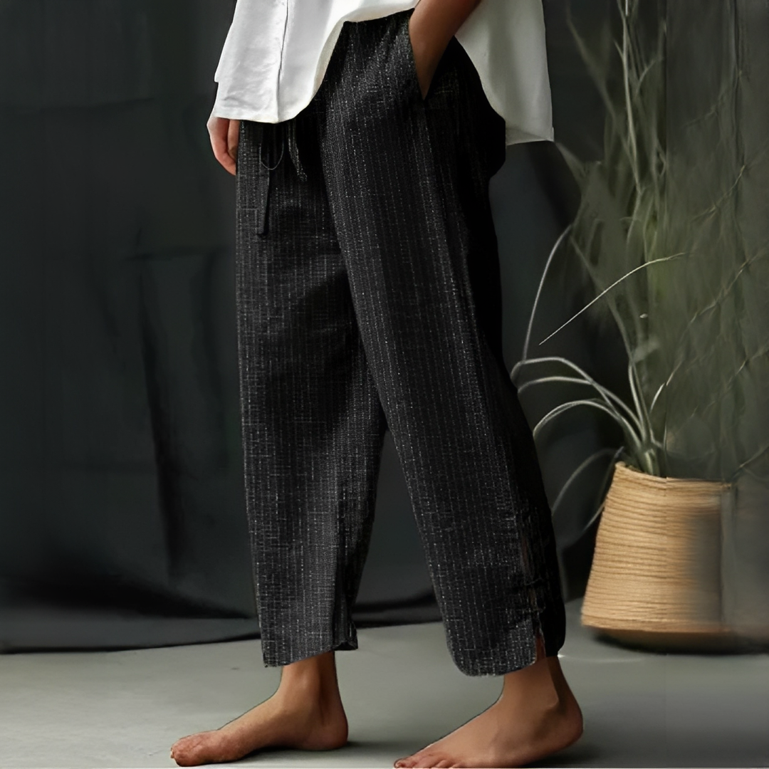 Elaine - Contemporary Style Relaxed Fit Pants