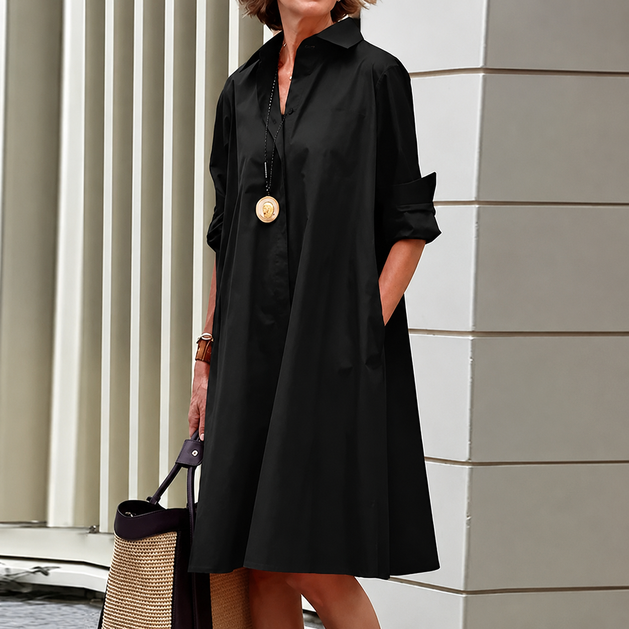 Celina - Effortless Elegance Midi Dress
