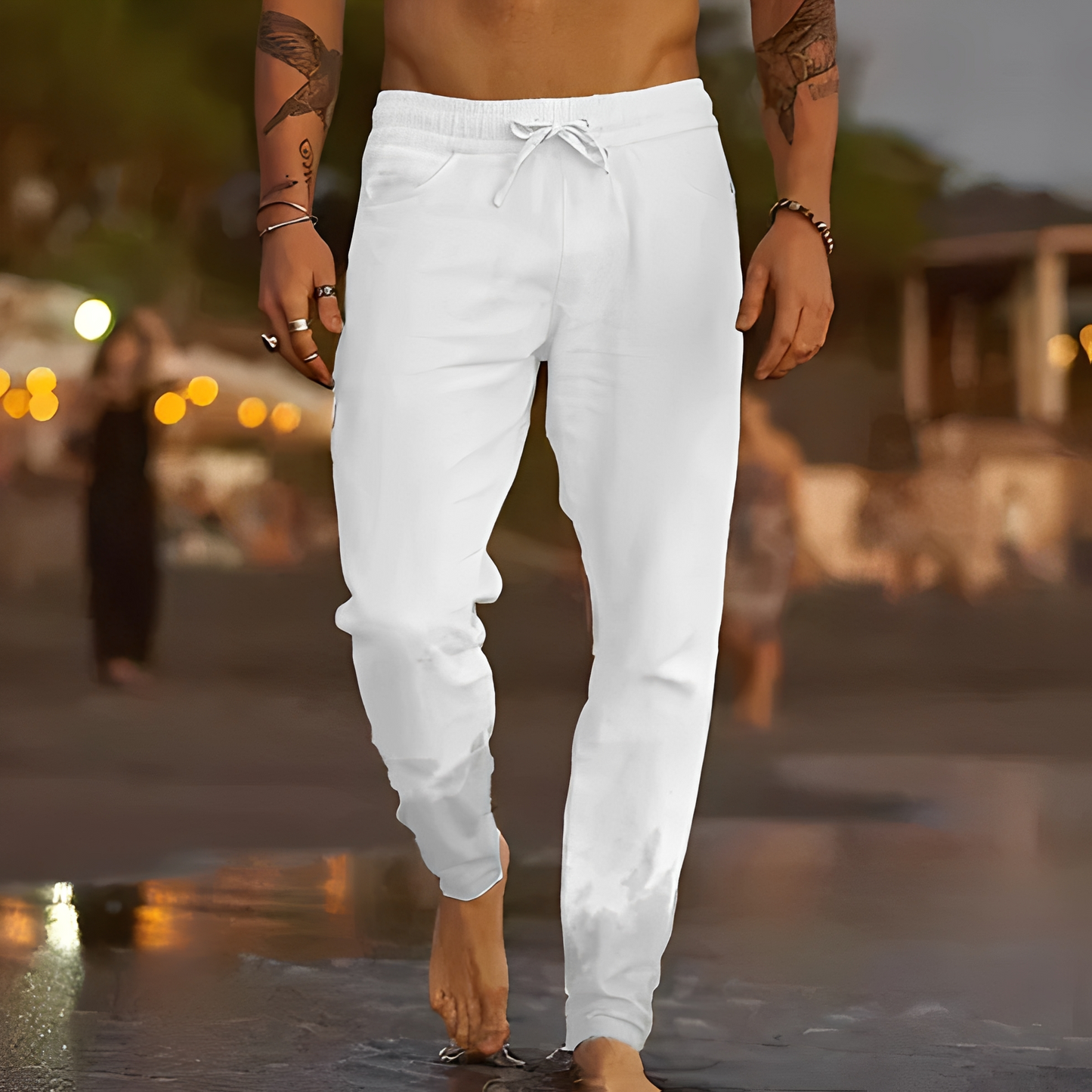 Mike - Timeless Drawstring Pants