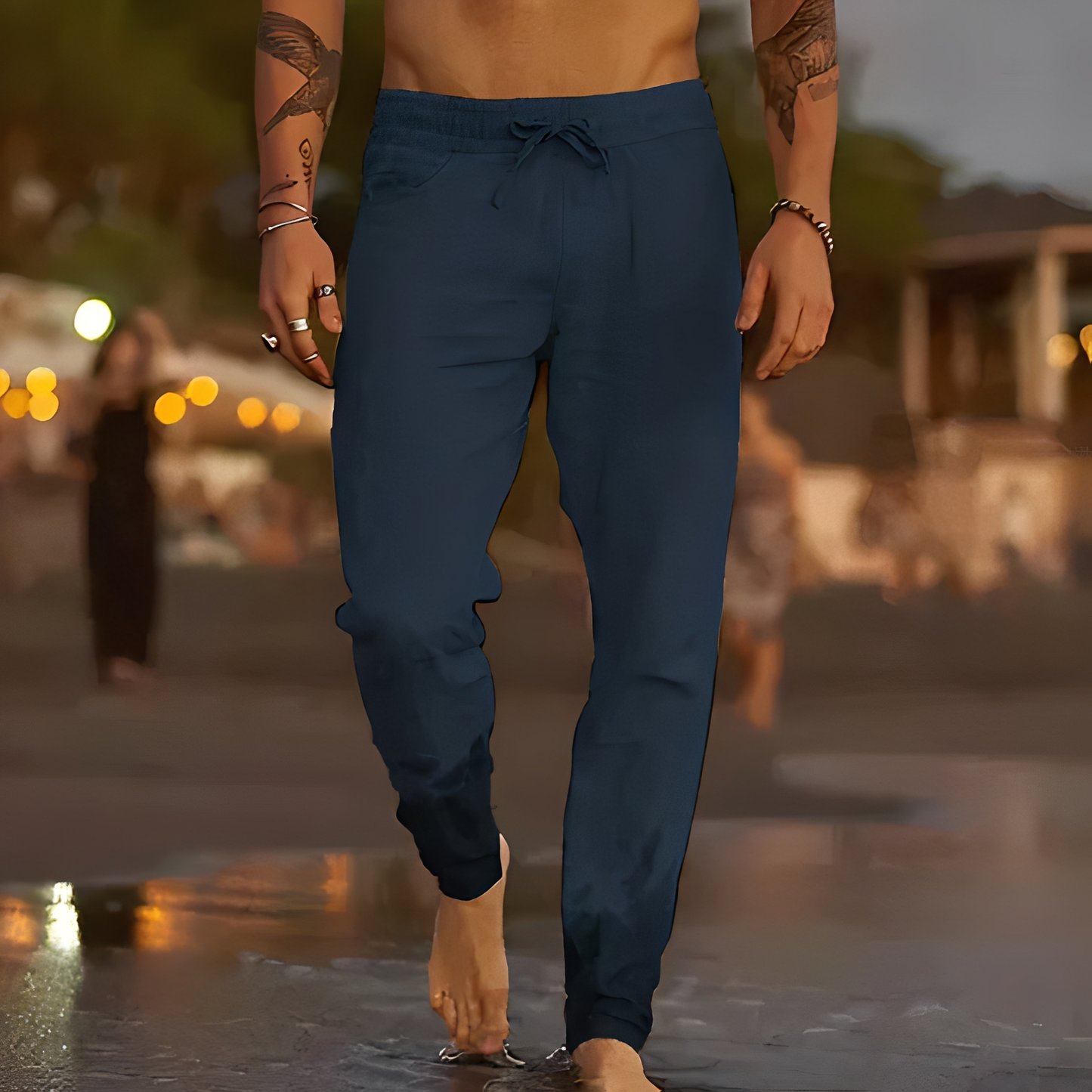 Mike - Timeless Drawstring Pants
