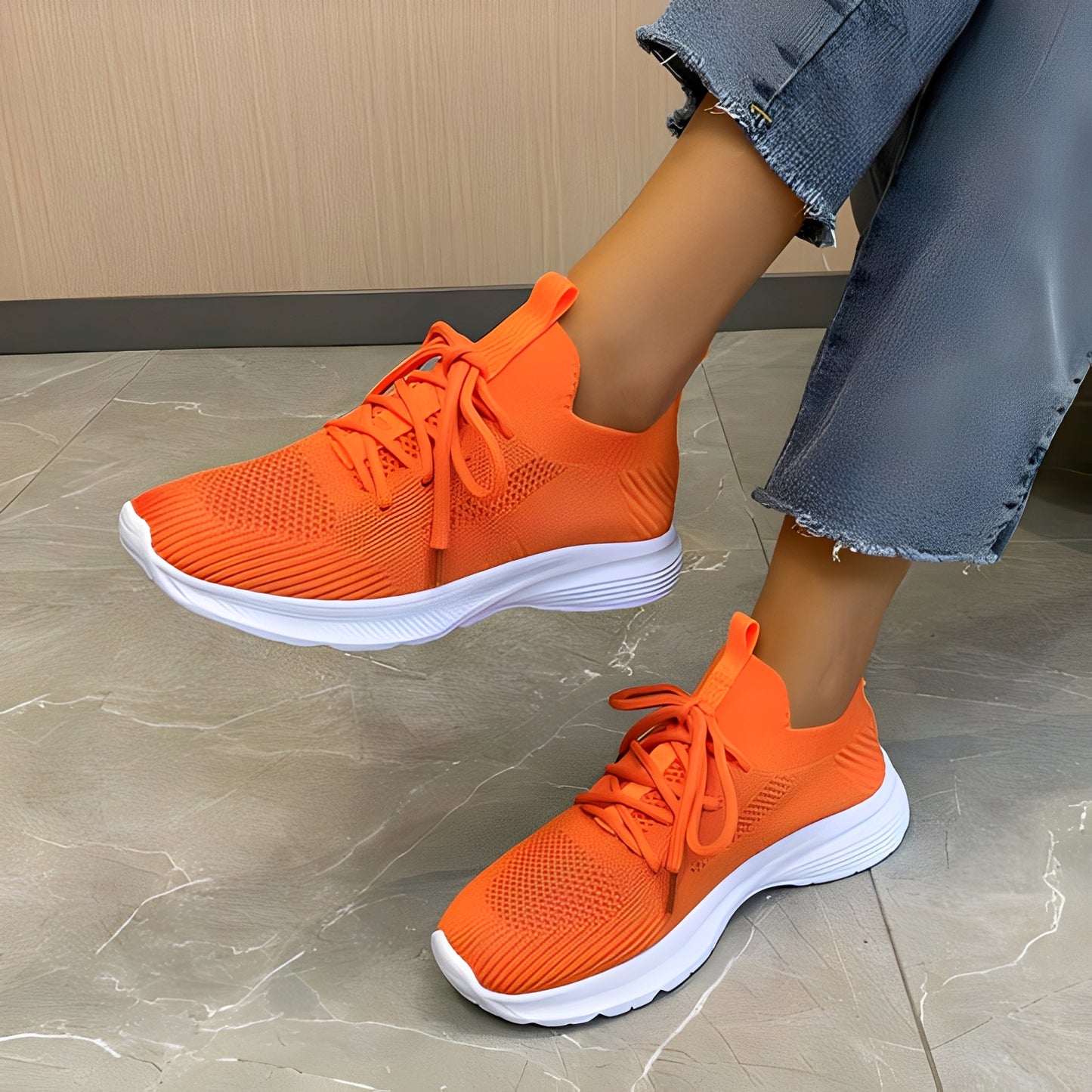 Brinley - Breathable Lace-Up Shoes