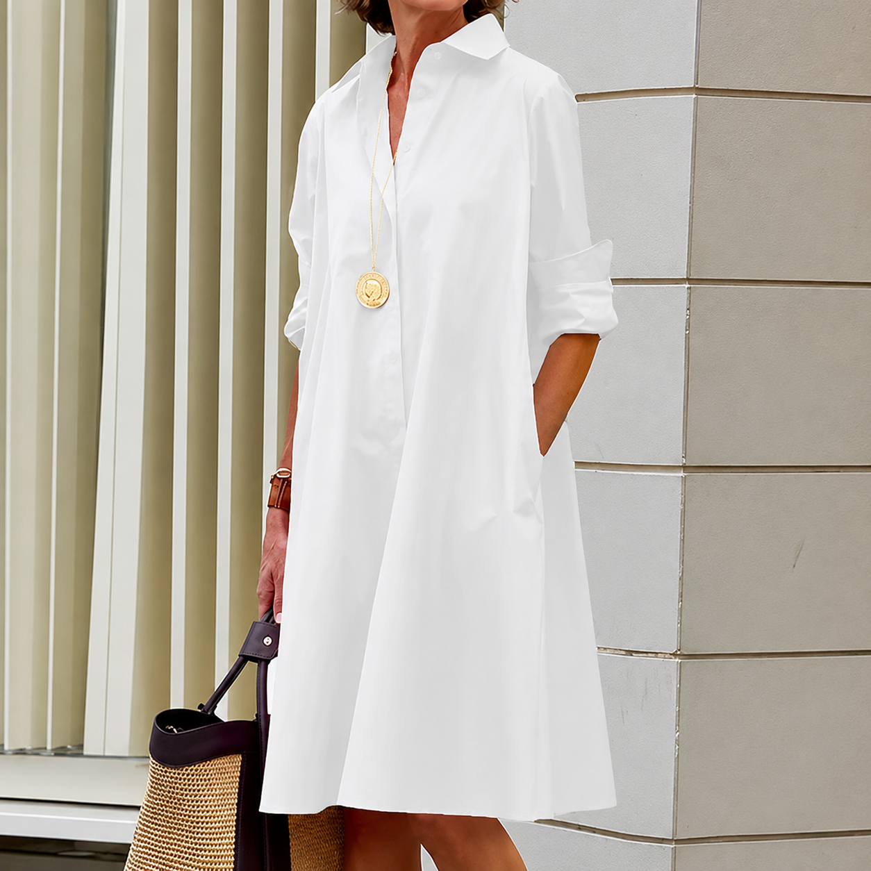 Celina - Effortless Elegance Midi Dress