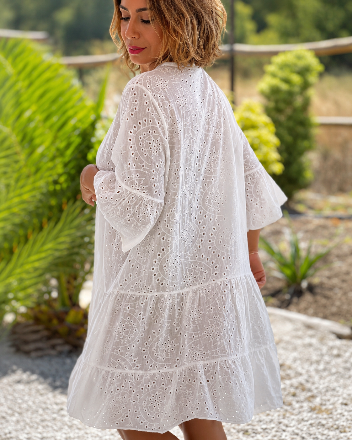Melania - Elegant V-Neck Blouse
