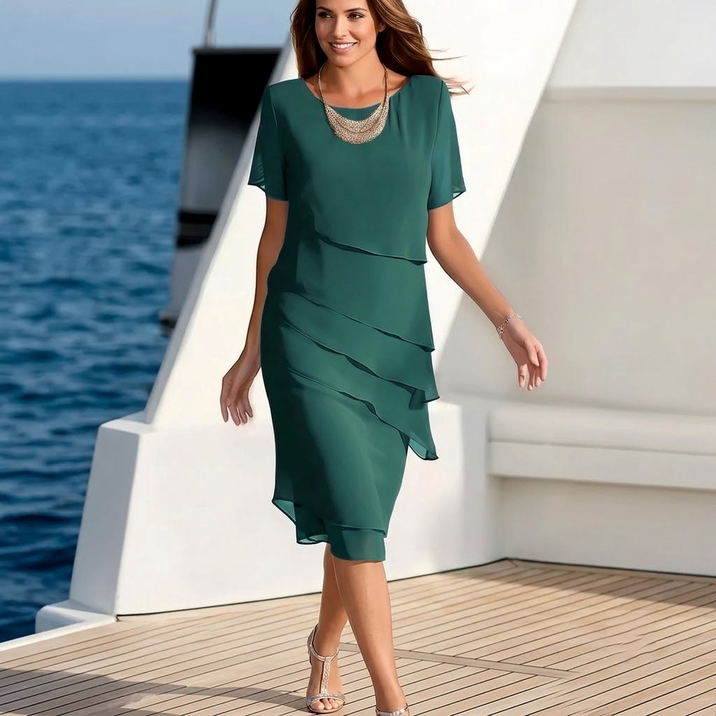 Emmeline - Elegant Pleated Dress