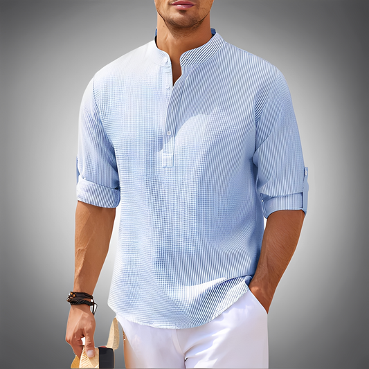 Martin - Casual Stand-Up Collar Shirt