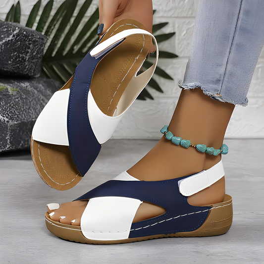 Tasha - Stylish Cross-Strapped Sandals