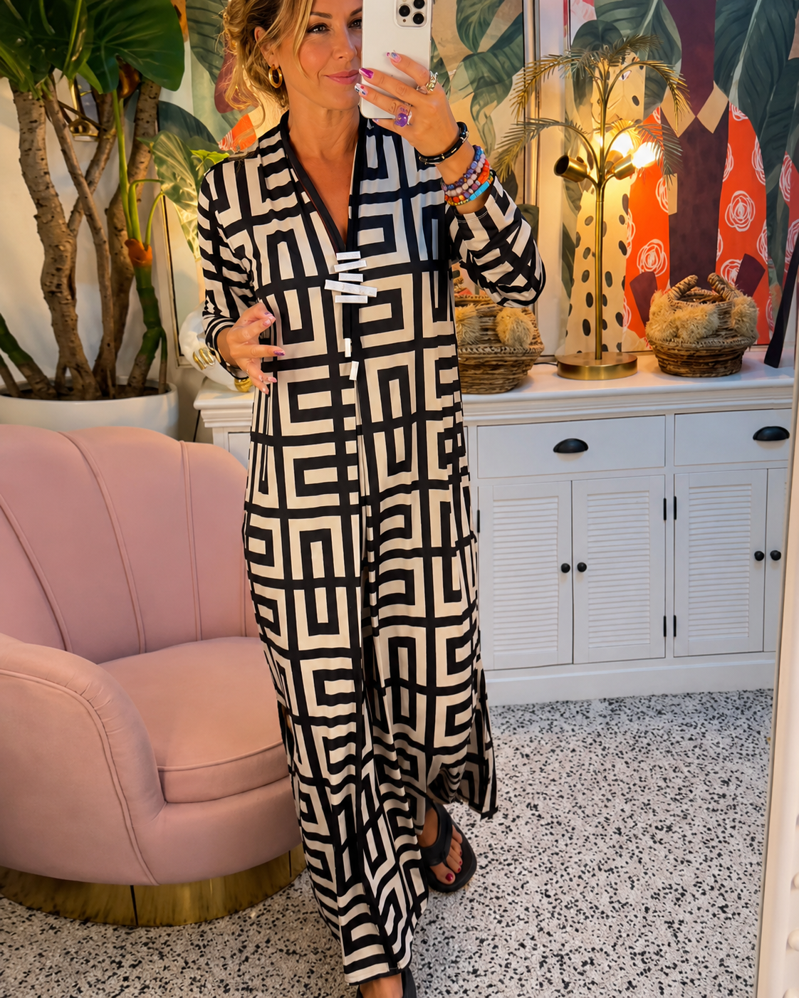 Estelle - Trendy V-Neck Dress