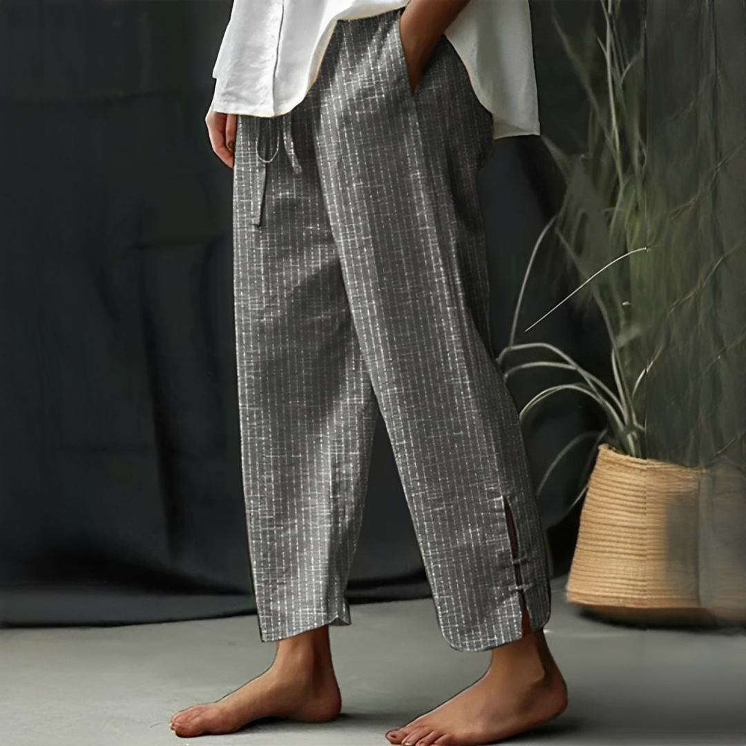 Elaine - Contemporary Style Relaxed Fit Pants