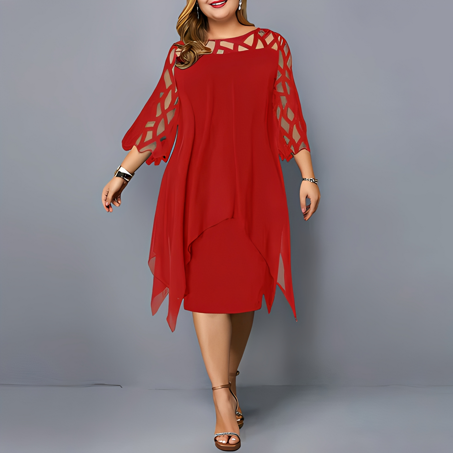 Norchelle - Sophisticated and Fashionable Midi Dress