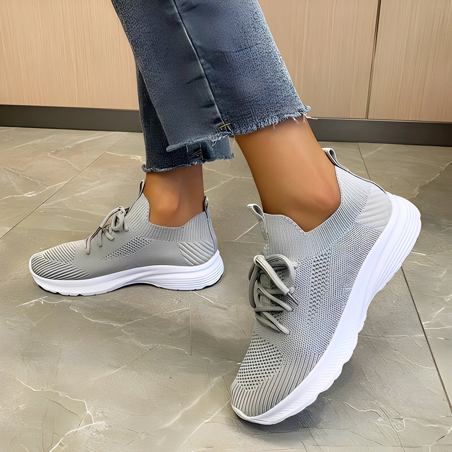 Brinley - Breathable Lace-Up Shoes