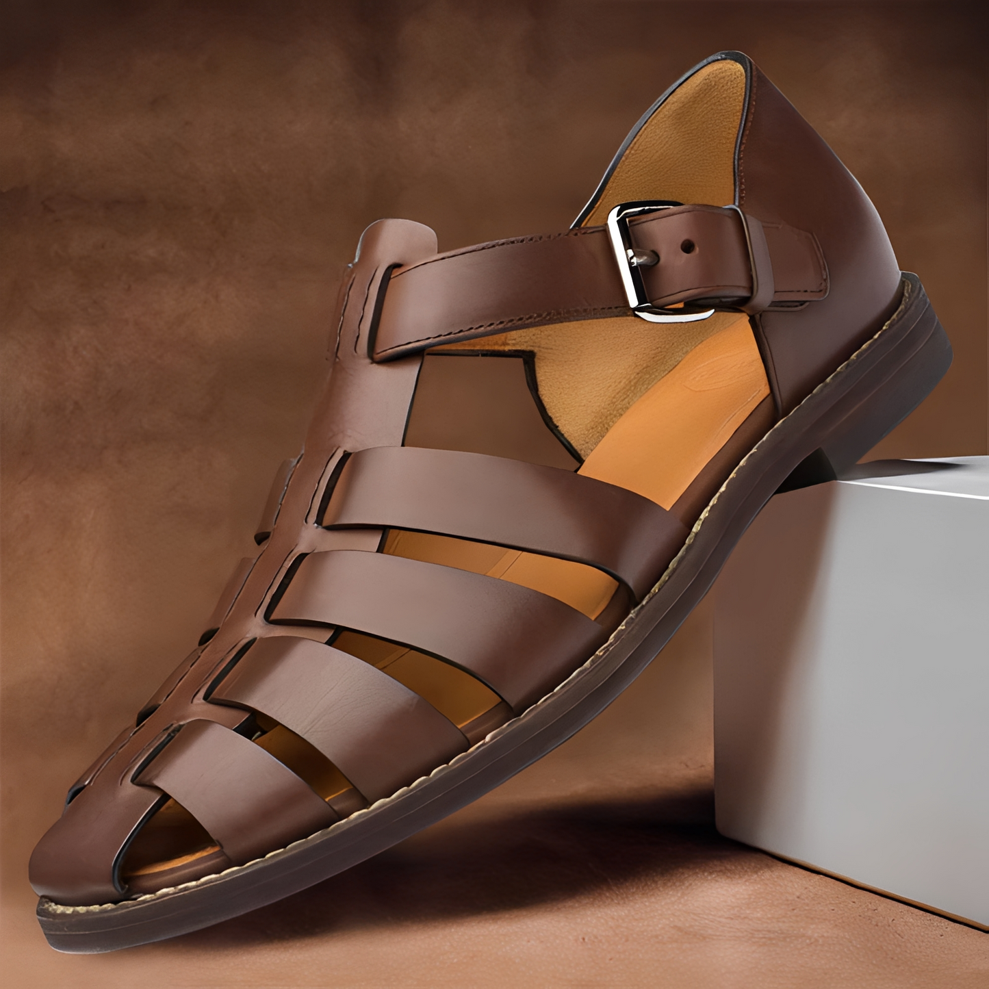 Sofronio - Stylish Classic Toe Cap Sandals