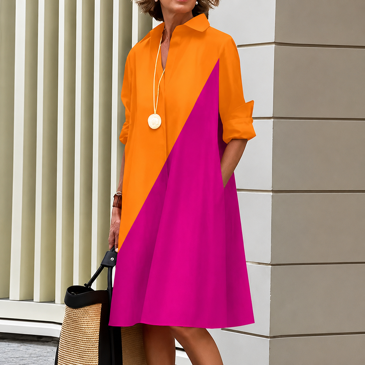Celina - Effortless Elegance Midi Dress