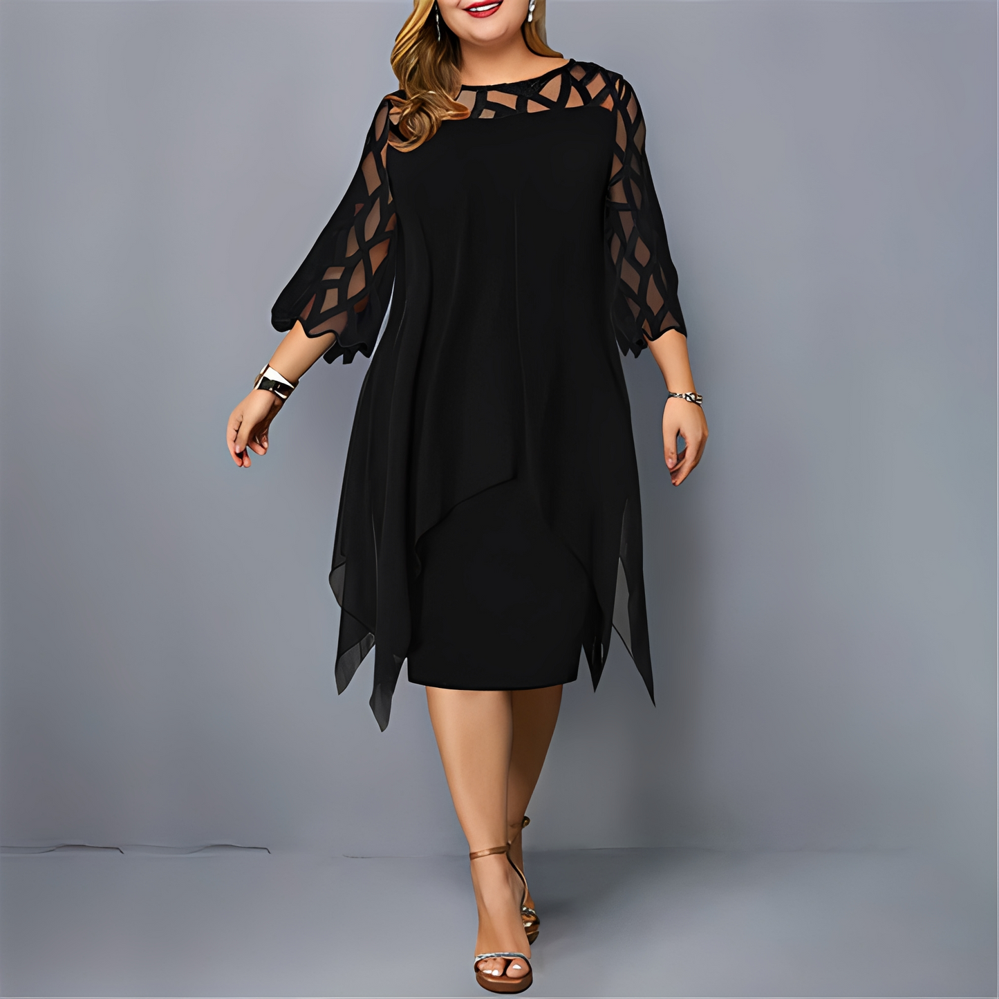 Norchelle - Sophisticated and Fashionable Midi Dress