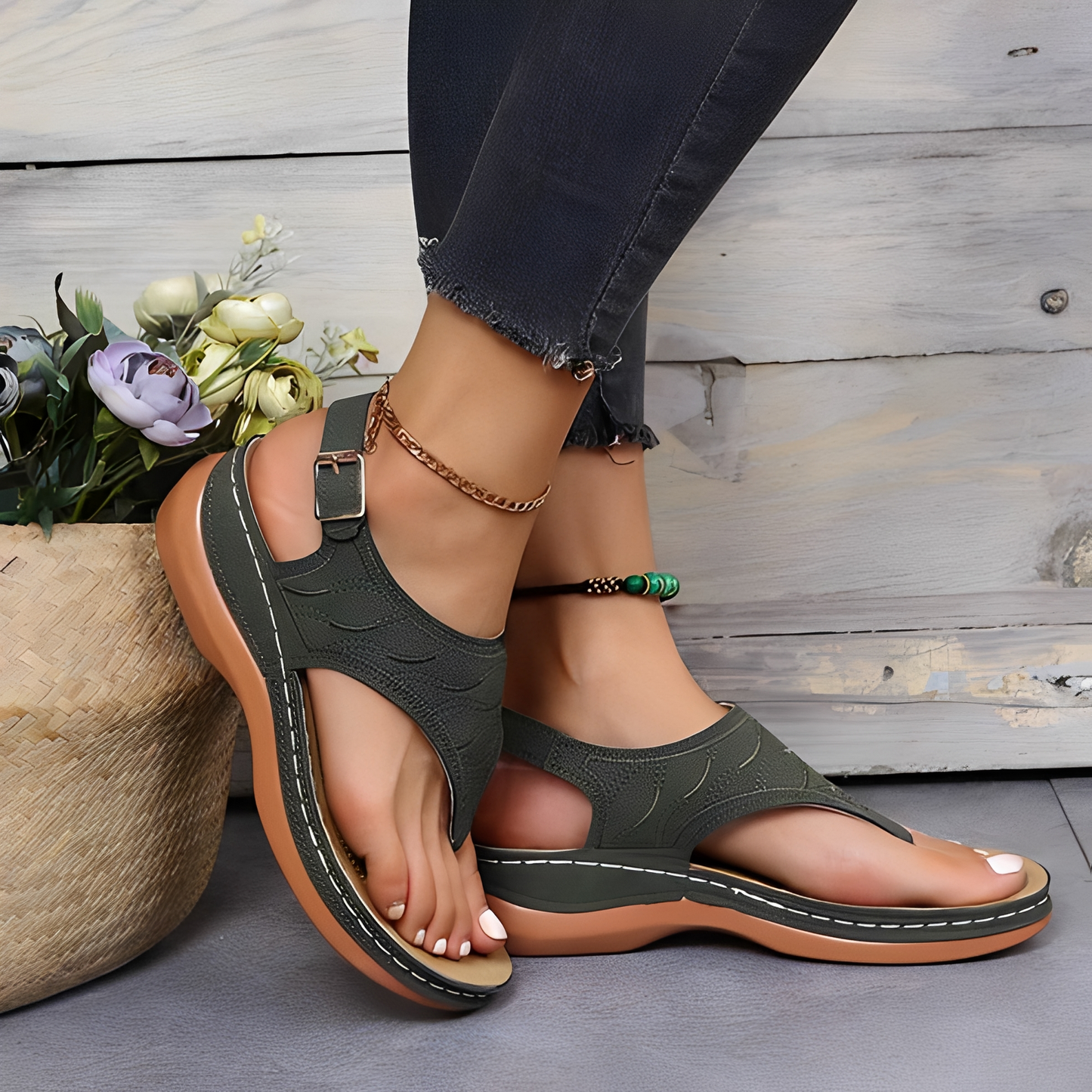 Lykah - Trendy Strapped Sandals