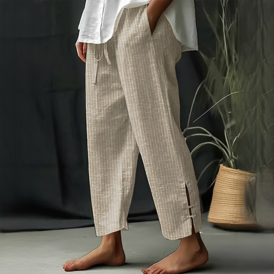 Elaine - Contemporary Style Relaxed Fit Pants