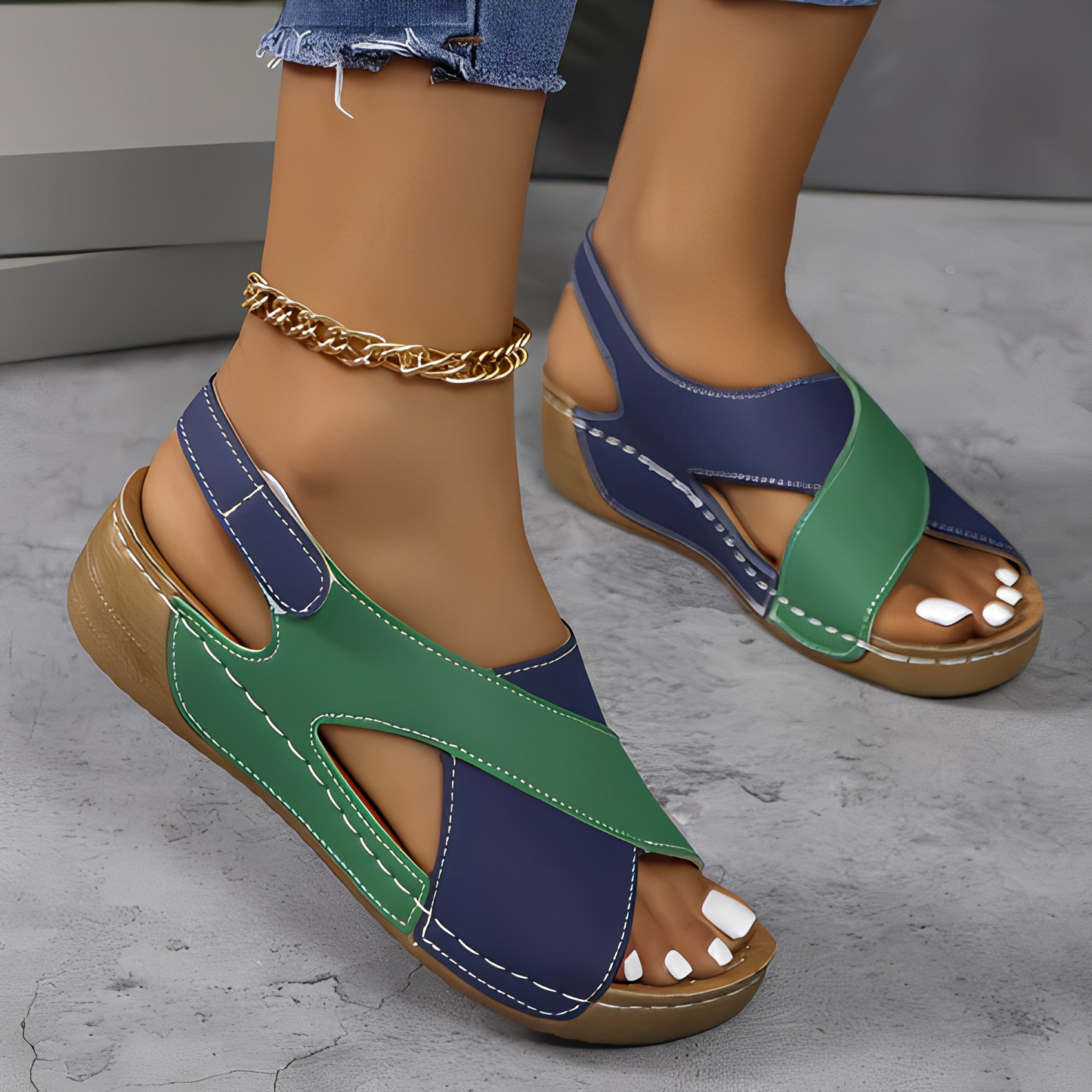 Tasha - Stylish Cross-Strapped Sandals