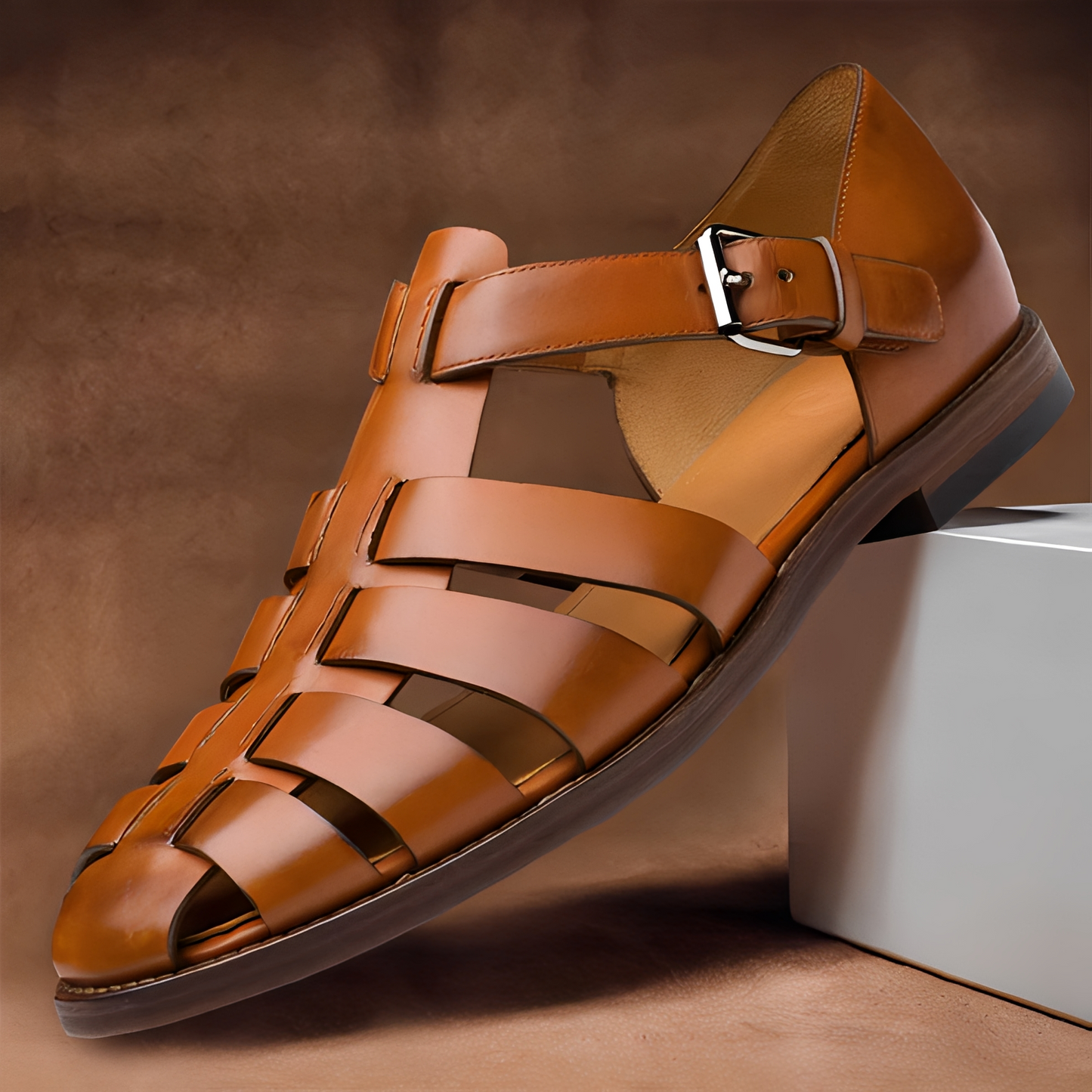 Sofronio - Stylish Classic Toe Cap Sandals
