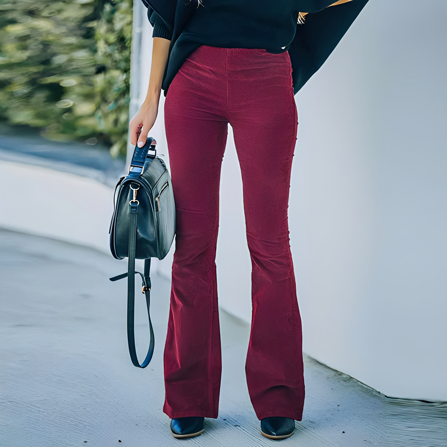 Rejanee - Flexible Wide Leg Trousers