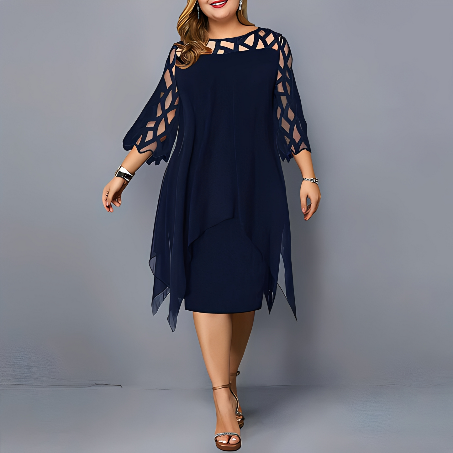 Norchelle - Sophisticated and Fashionable Midi Dress