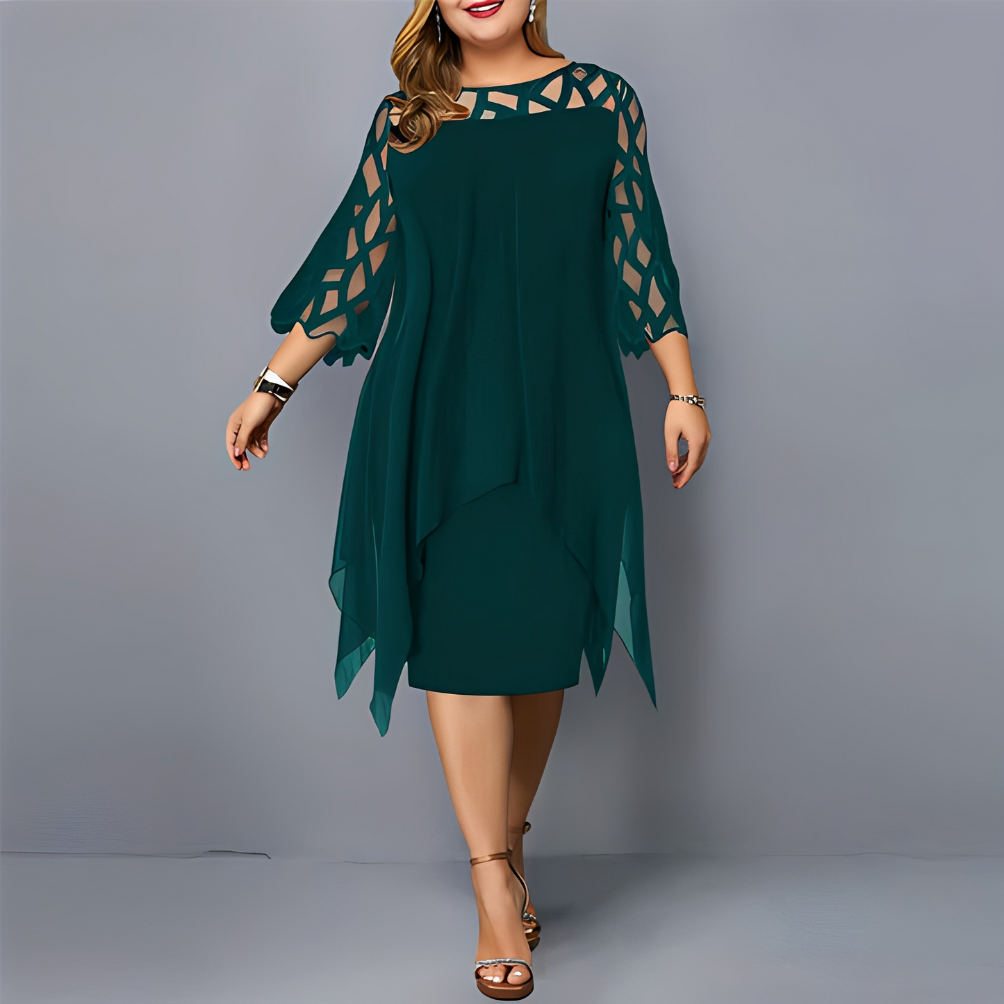 Norchelle - Sophisticated and Fashionable Midi Dress