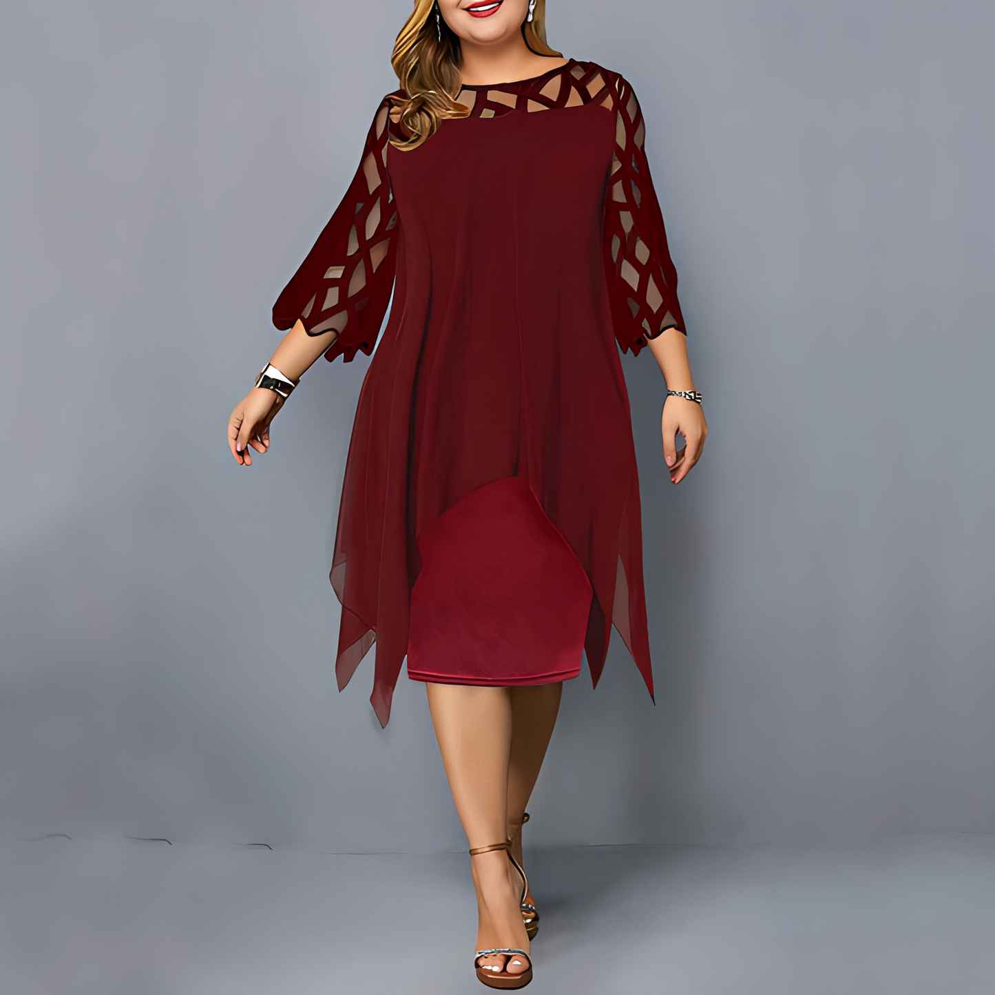 Norchelle - Sophisticated and Fashionable Midi Dress