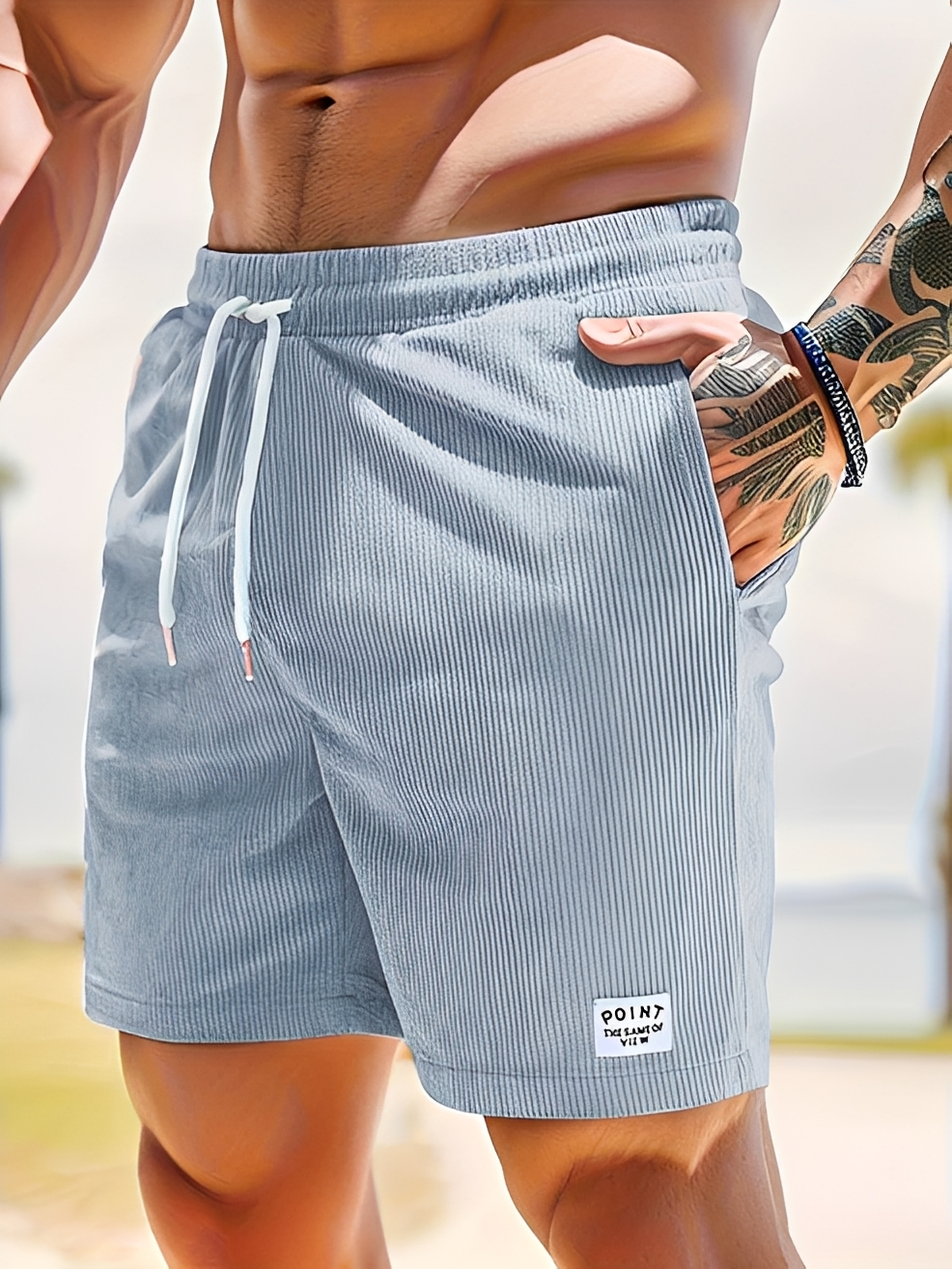 Thomas - Trendy Shorts with Drawstring for Men