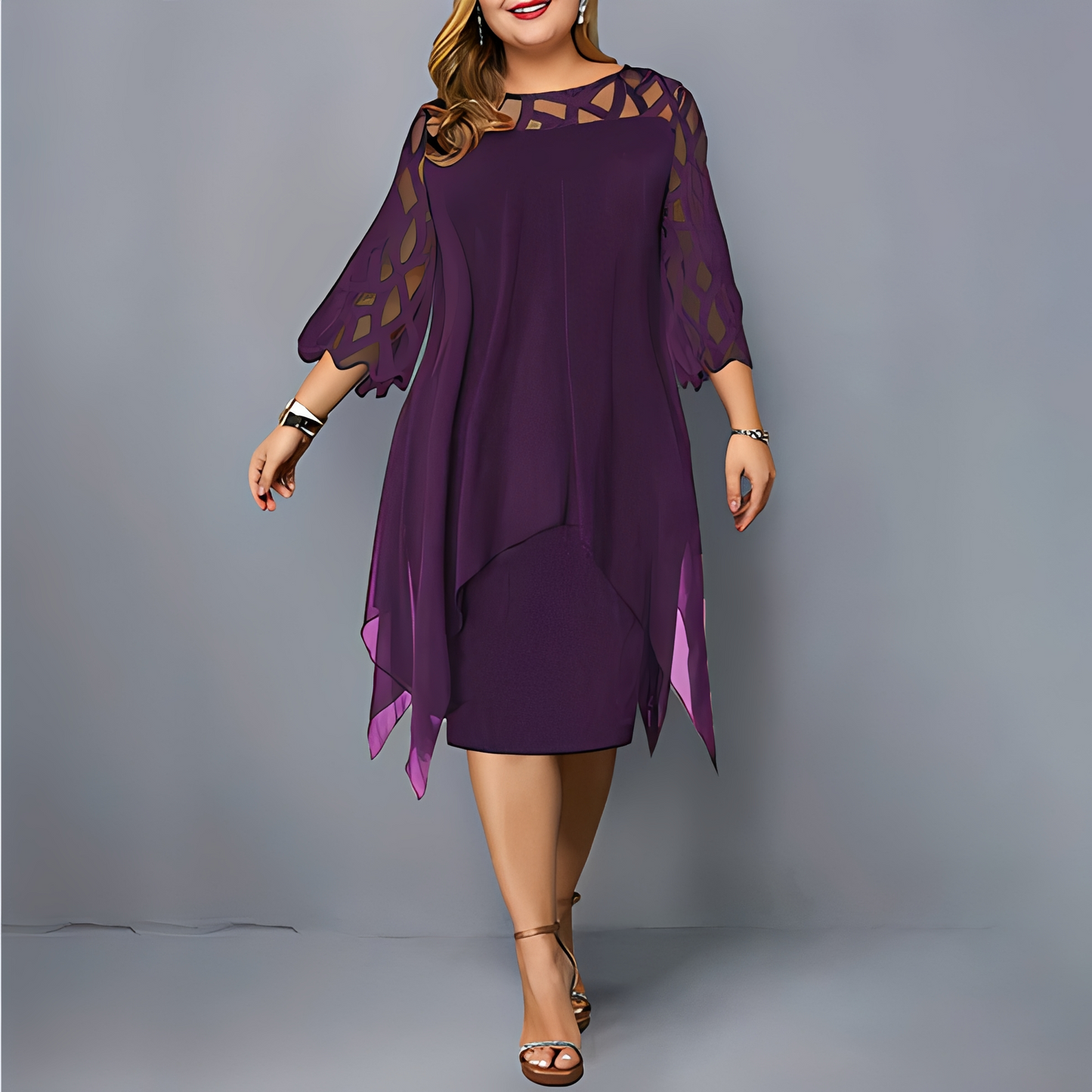 Norchelle - Sophisticated and Fashionable Midi Dress