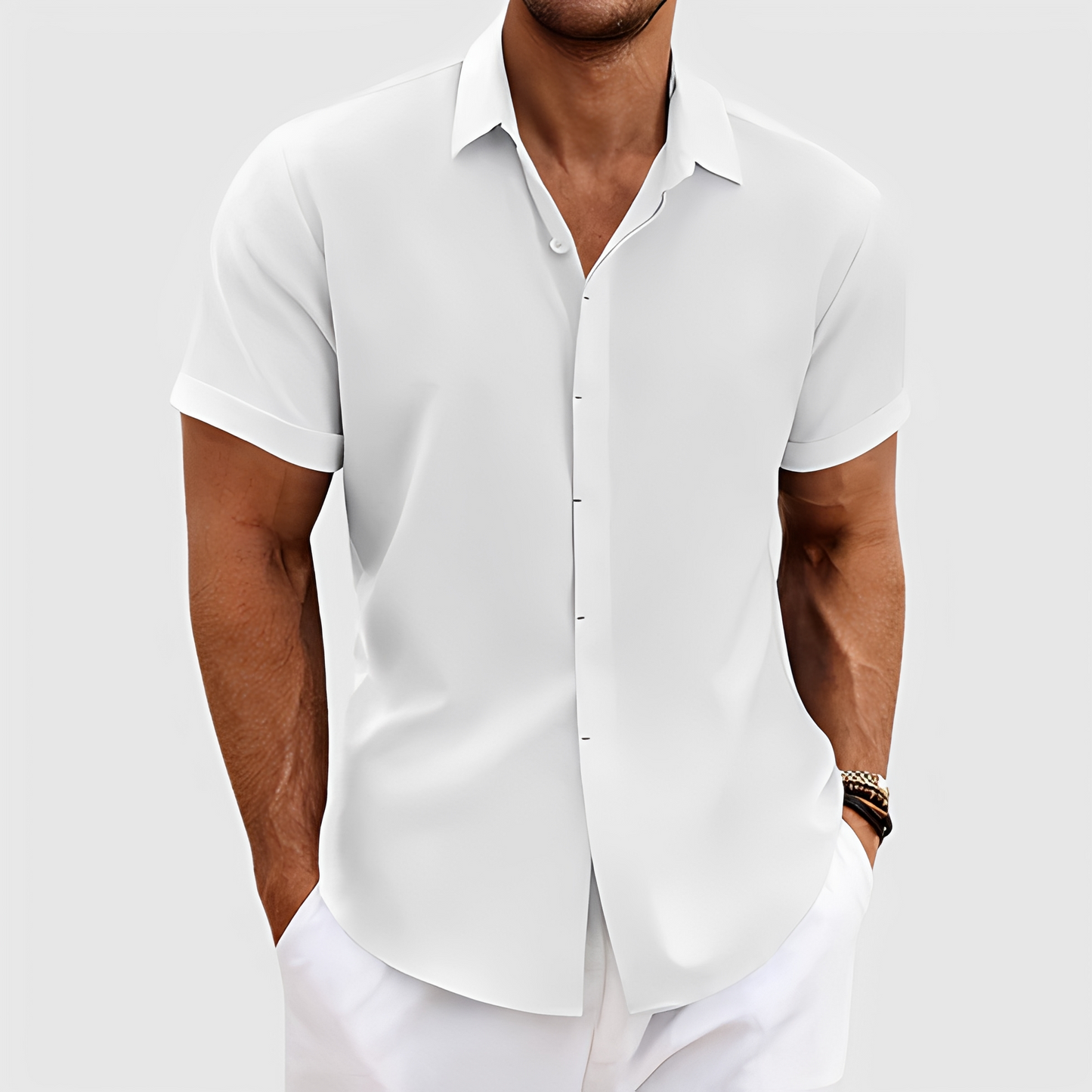 Oberonie - Relaxed Short Sleeve Polo Shirt