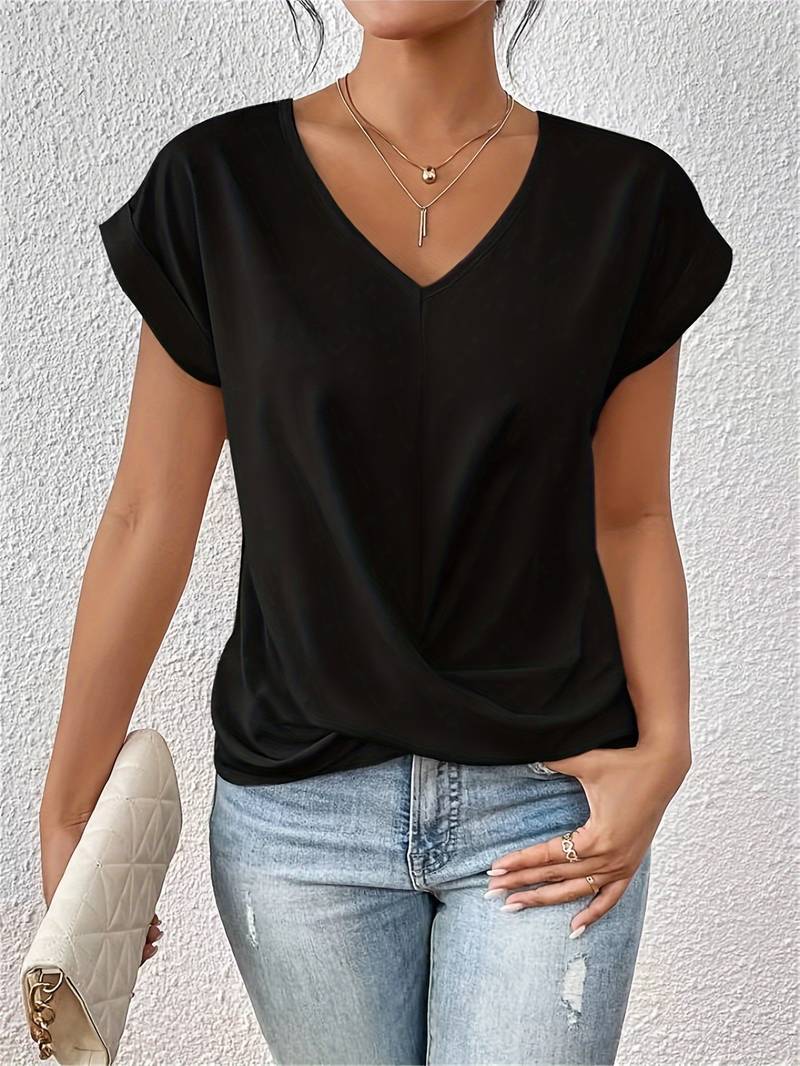 Shyra - Modern V-Neck Tee