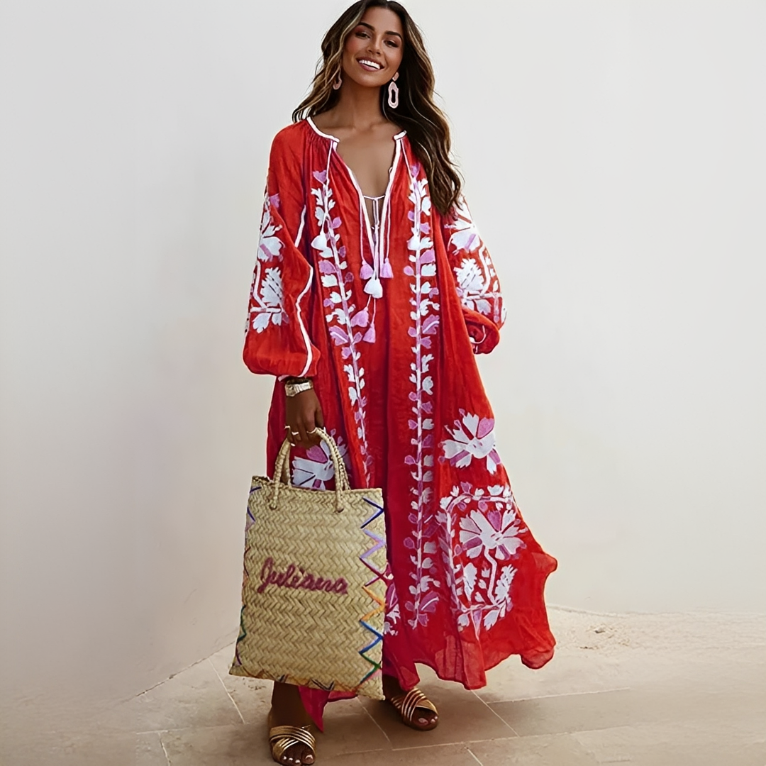Nelia - Flowy Bohemian Dress