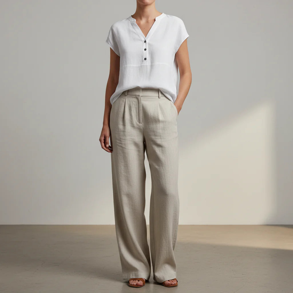 Natashia - Casual Short Sleeve Top