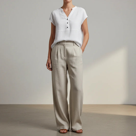 Natashia - Casual Short Sleeve Top