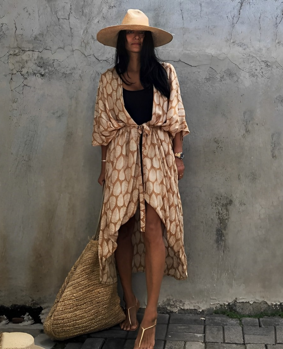 Lizzie - Chic Kimono Dress