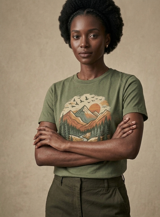 Green Cotton T-Shirt
