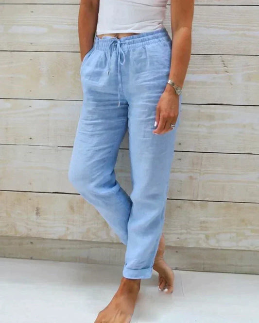 Stacy - Casual Drawstring Pants