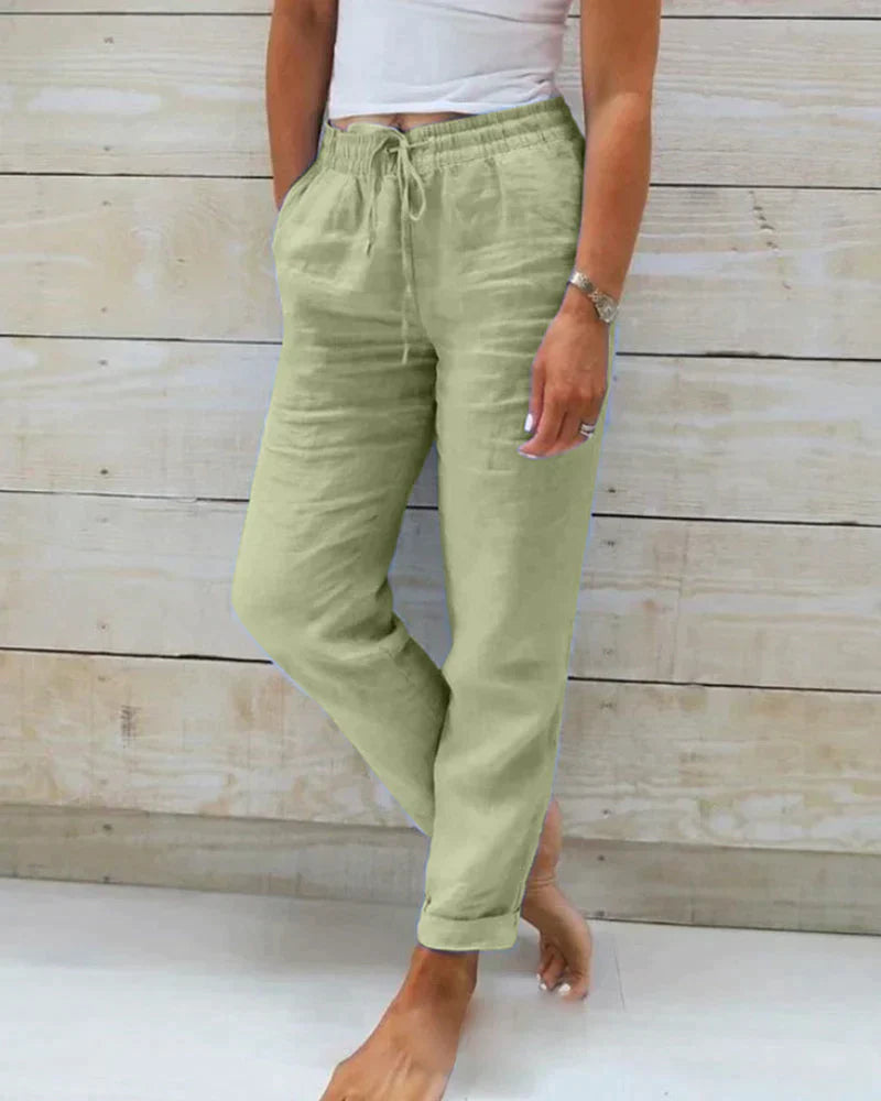 Stacy - Casual Drawstring Pants