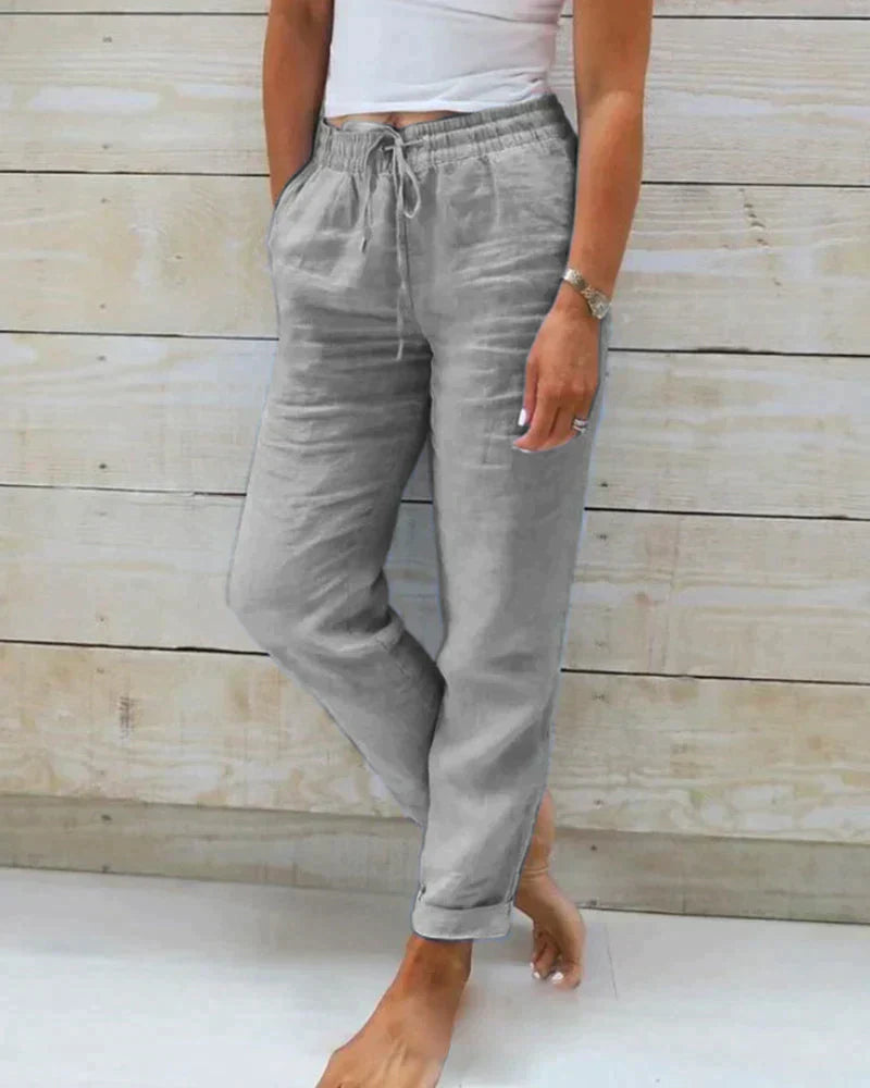 Stacy - Casual Drawstring Pants