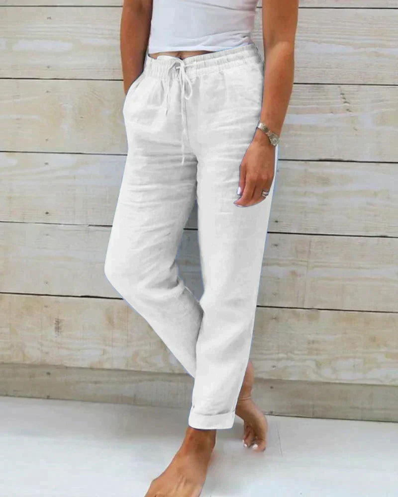 Stacy - Casual Drawstring Pants