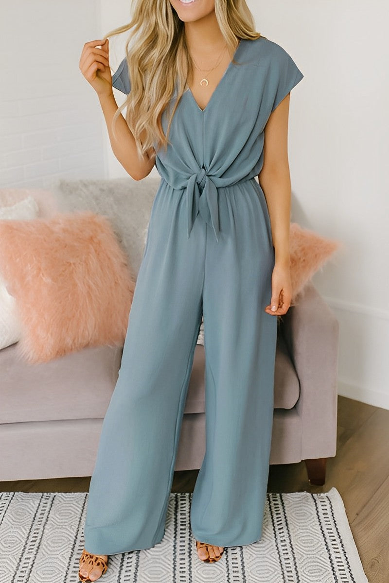 Dixie - Trendy Straight Jumpsuit