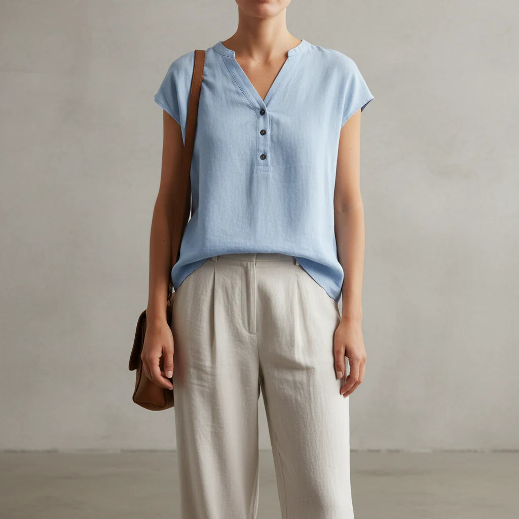 Natashia - Casual Short Sleeve Top