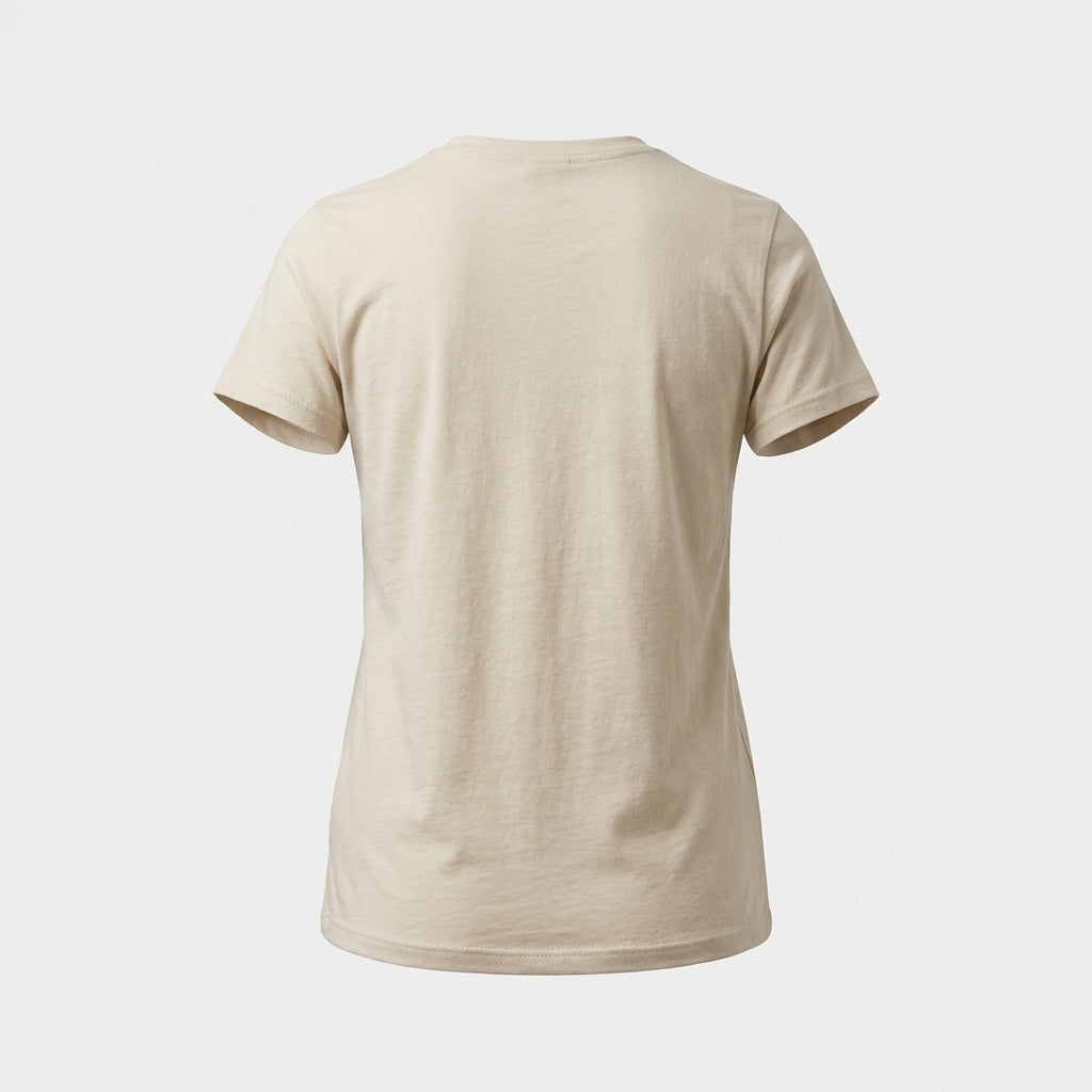 Beige Cotton T-Shirt