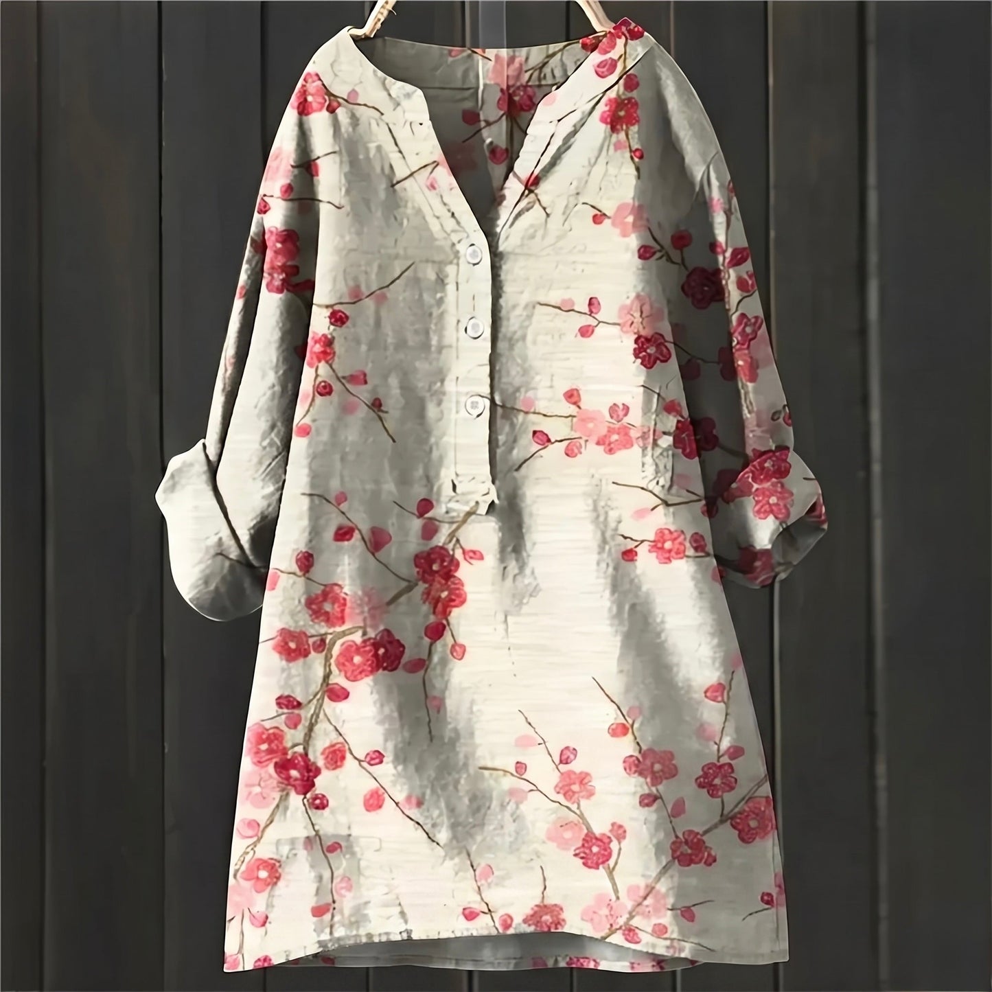Leanah - Stylish and Comfortable Floral Blouse
