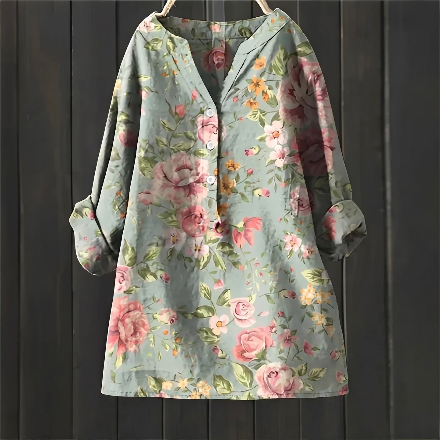 Leanah - Stylish and Comfortable Floral Blouse