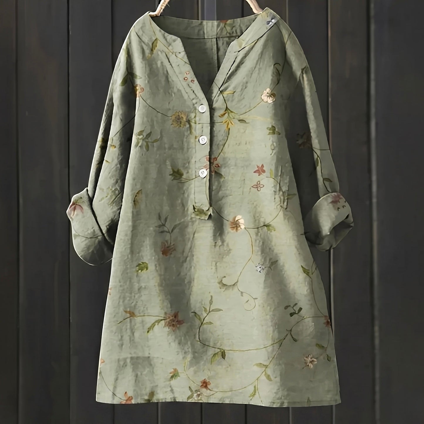 Leanah - Stylish and Comfortable Floral Blouse