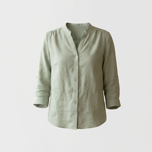 Light Green Cotton Blouse