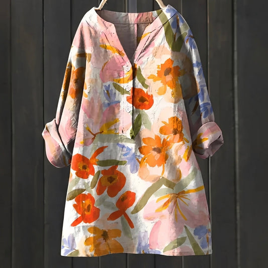 Leanah - Stylish and Comfortable Floral Blouse