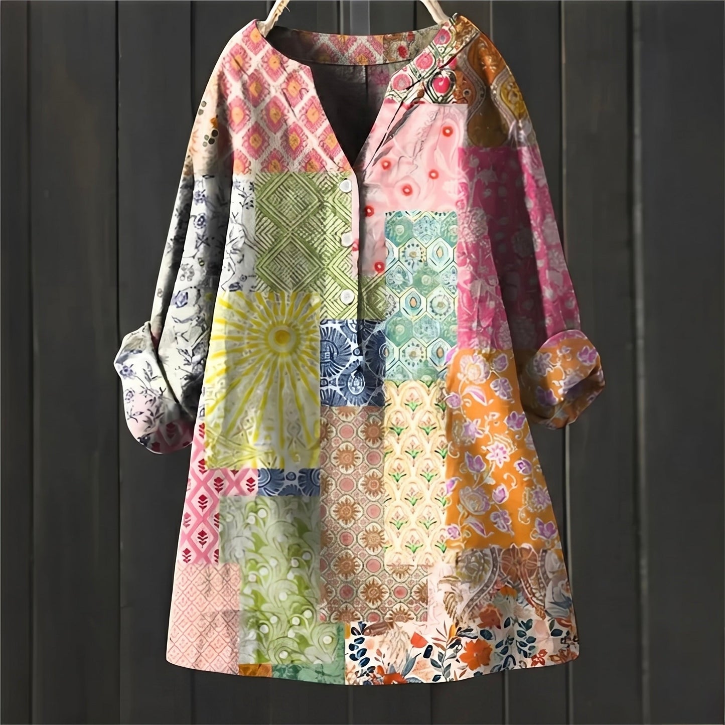 Leanah - Stylish and Comfortable Floral Blouse